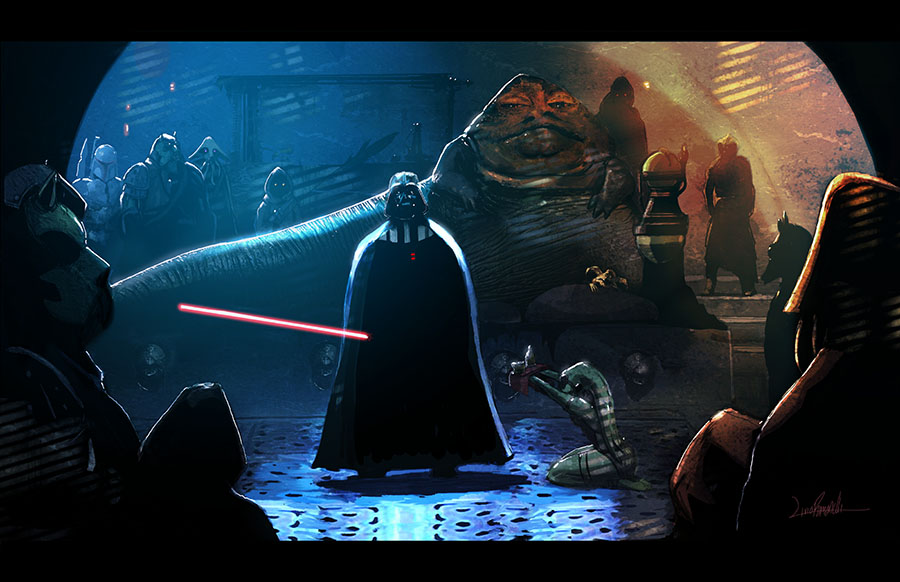 Vader in Jabba's Palace
